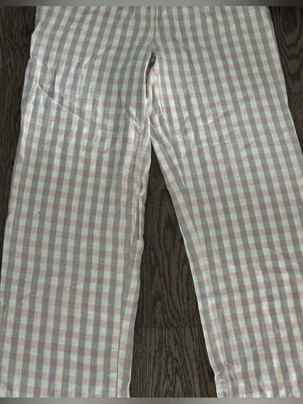 U.S. Polo Assn. pink and white checkered pajama pants Size L BRAND NEW #loungewe